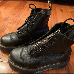 Dr. Marten’s Black Platform Boots- Sinclairs